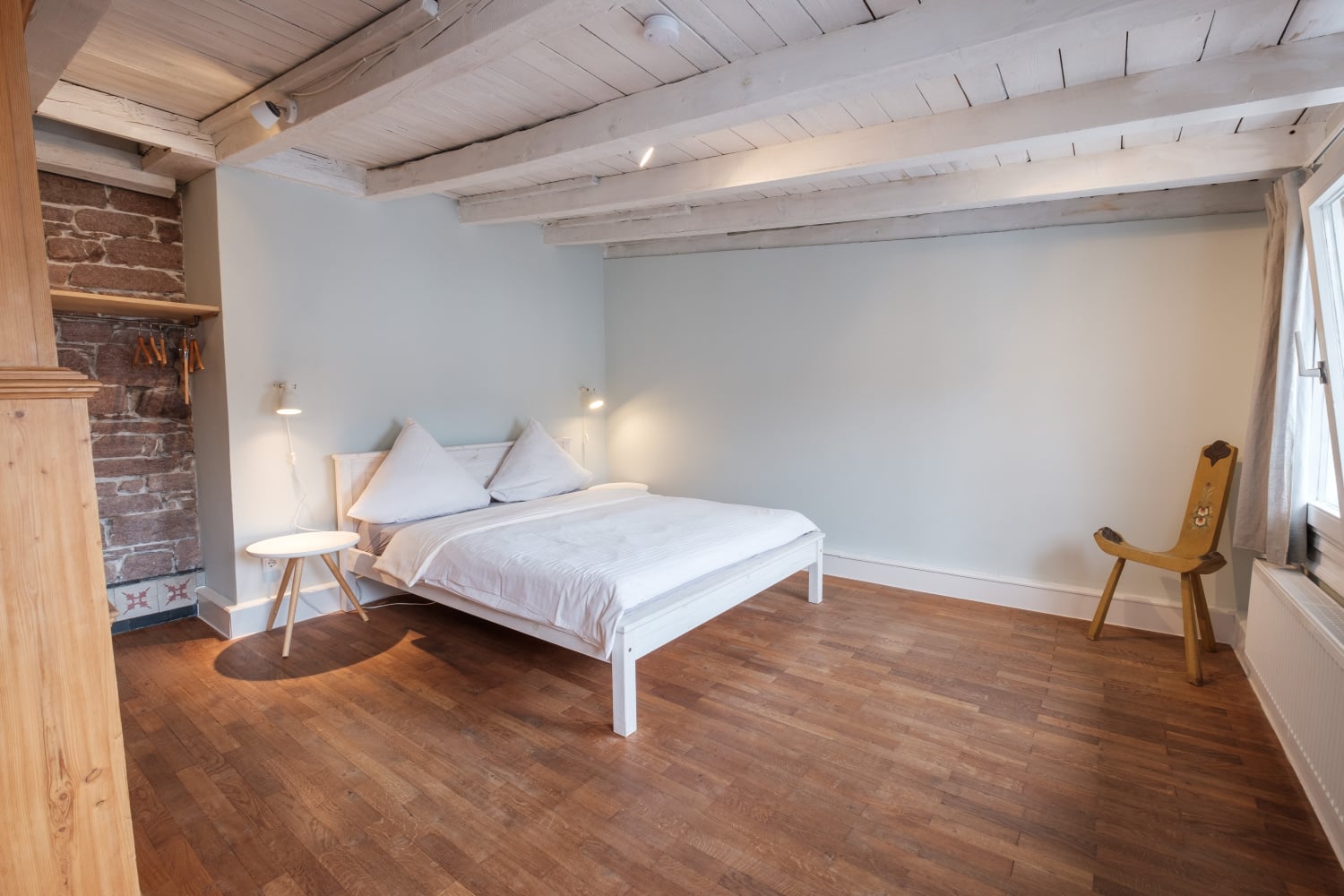 Rustikales Schlafzimmer im Apartment Eva