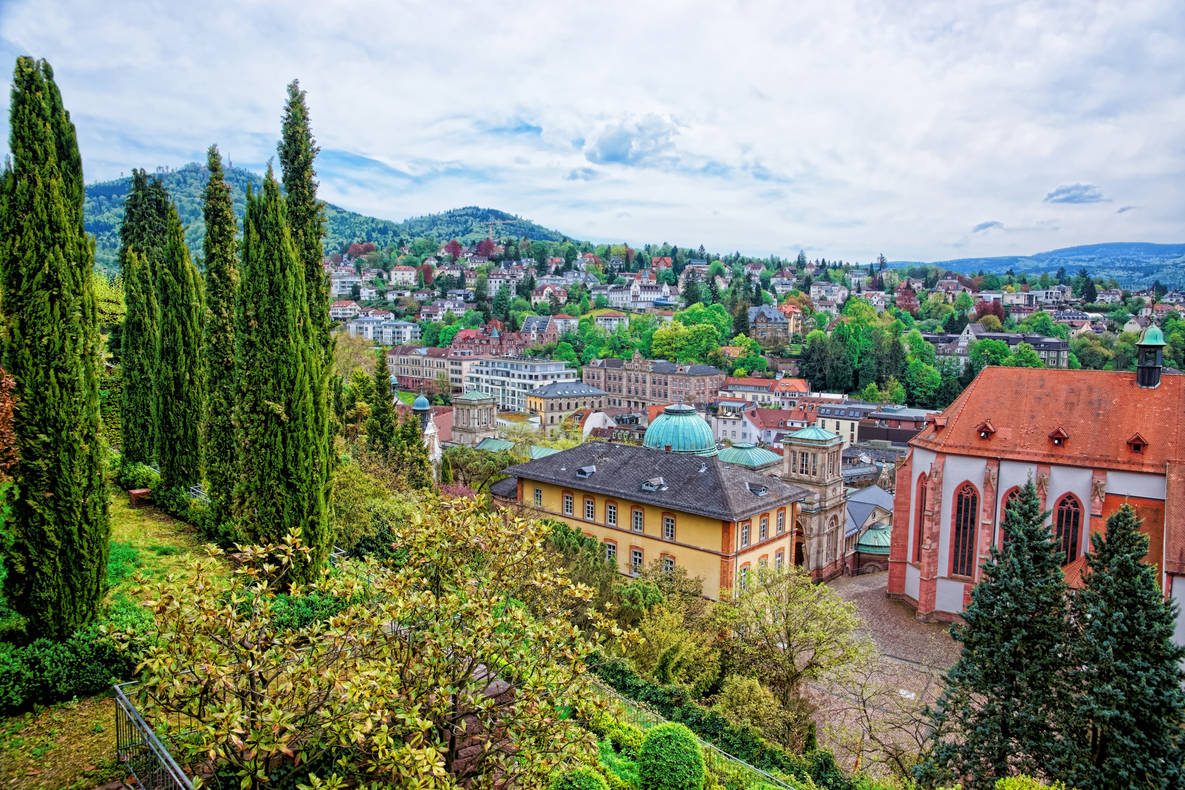 Panoramablick auf Baden-Baden