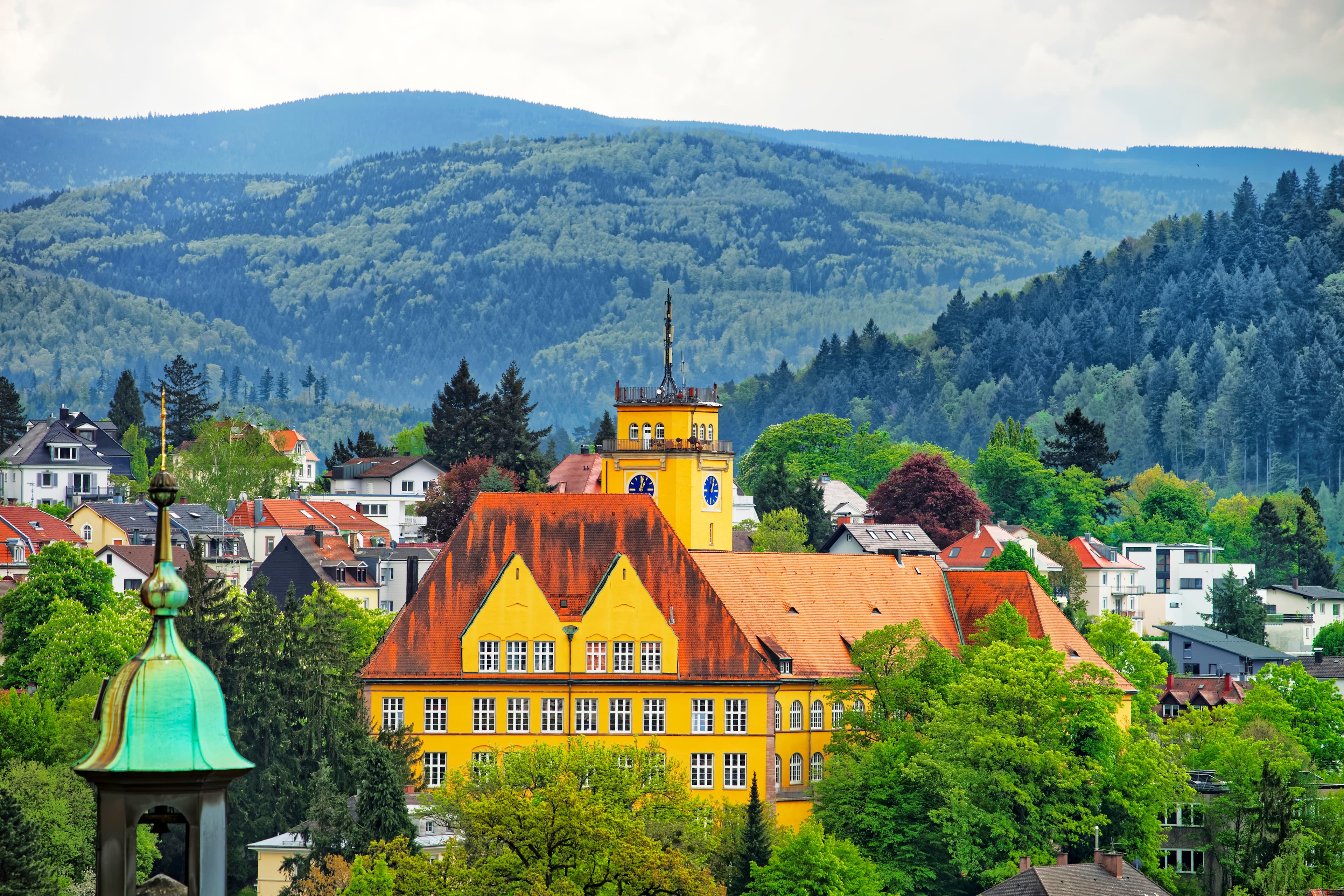 Blick über die Altstadt von Baden-Baden